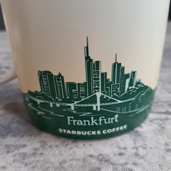 Rare Starbucks Coffee Mug Cup Global Icon  Series, Frankfurt, 16 oz - Picture 3 of 9